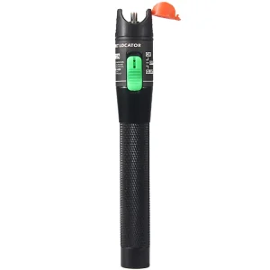 Visual Fault Locator detecting breaks in fiber optic cables